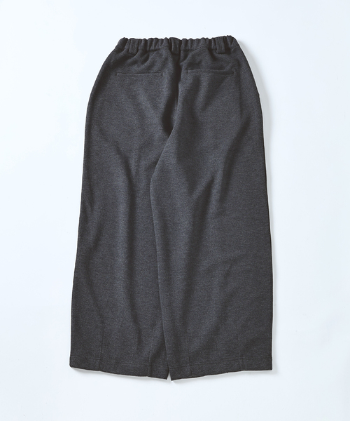 セール】ダブル フェイス モダン ワイド パンツ（スウェットパンツ