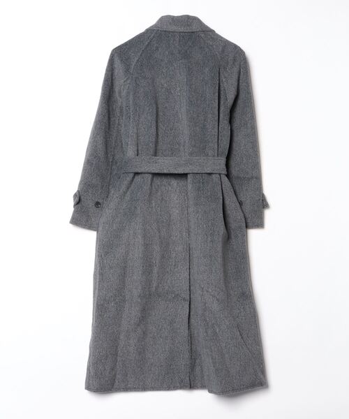 FREE STYLISTS(フリー スタイリスト)の「YUGA_YGMC single button coat(ステンカラーコート・レディース・グレー/ブラウン・FREE)」の3枚目の写真