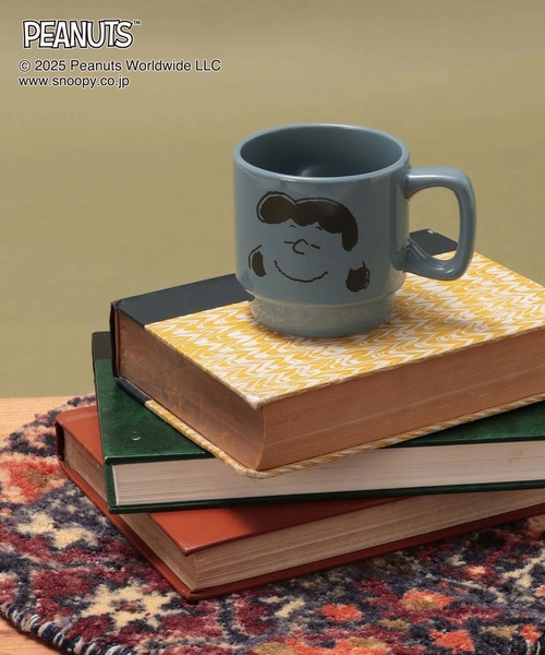 GLOBAL WORK（グローバルワーク）の「PEANUTS/フェイスマグ/593182（グラス/マグカップ/タンブラー・レディース・イエロー/ライトベージュ/オフホワイト/ブルー・FREE）」の5枚目の写真