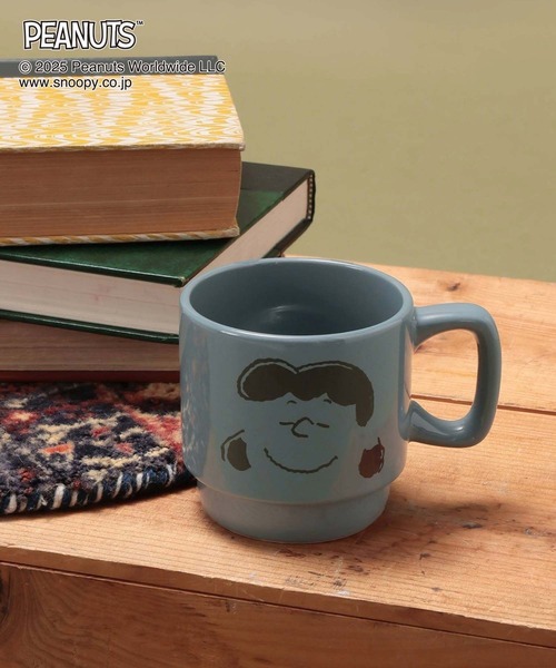 GLOBAL WORK（グローバルワーク）の「PEANUTS/フェイスマグ/593182（グラス/マグカップ/タンブラー・レディース・イエロー/ライトベージュ/オフホワイト/ブルー・FREE）」の8枚目の写真