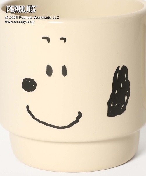 GLOBAL WORK（グローバルワーク）の「PEANUTS/フェイスマグ/593182（グラス/マグカップ/タンブラー・レディース・イエロー/ライトベージュ/オフホワイト/ブルー・FREE）」の16枚目の写真