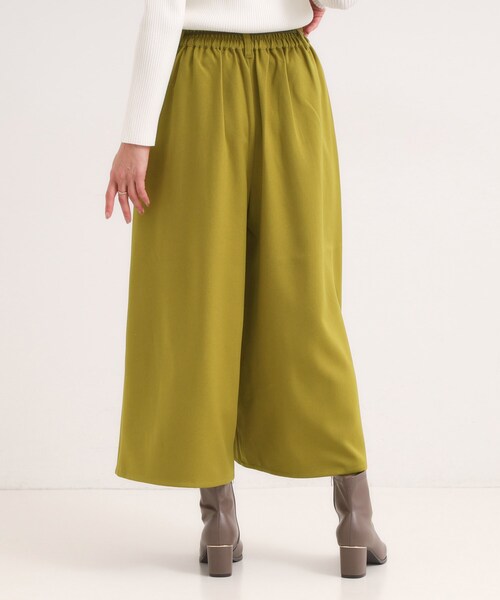 DRESKIP（ドレスキップ）の「【S-LL/2点セット】脚のラインを拾いにくい ベルト付きタックスカーチョパンツ（その他パンツ・レディース・マスタード/ネイビー/ダークブラウン・01/02/03/04）」の5枚目の写真