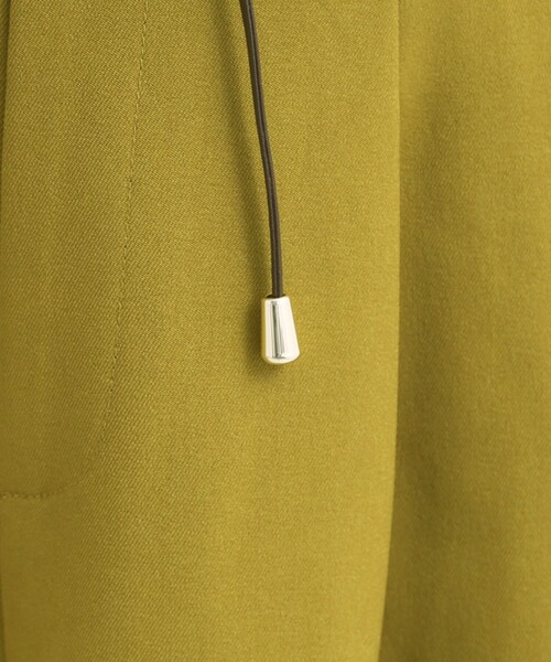 DRESKIP（ドレスキップ）の「【S-LL/2点セット】脚のラインを拾いにくい ベルト付きタックスカーチョパンツ（その他パンツ・レディース・マスタード/ネイビー/ダークブラウン・01/02/03/04）」の7枚目の写真