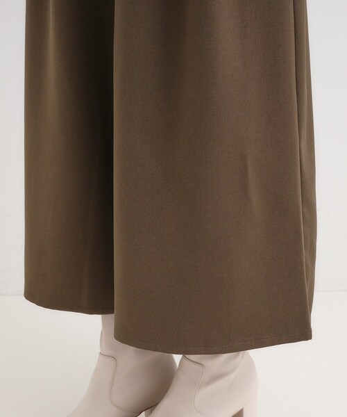 DRESKIP（ドレスキップ）の「【S-LL/2点セット】脚のラインを拾いにくい ベルト付きタックスカーチョパンツ（その他パンツ・レディース・マスタード/ネイビー/ダークブラウン・01/02/03/04）」の22枚目の写真
