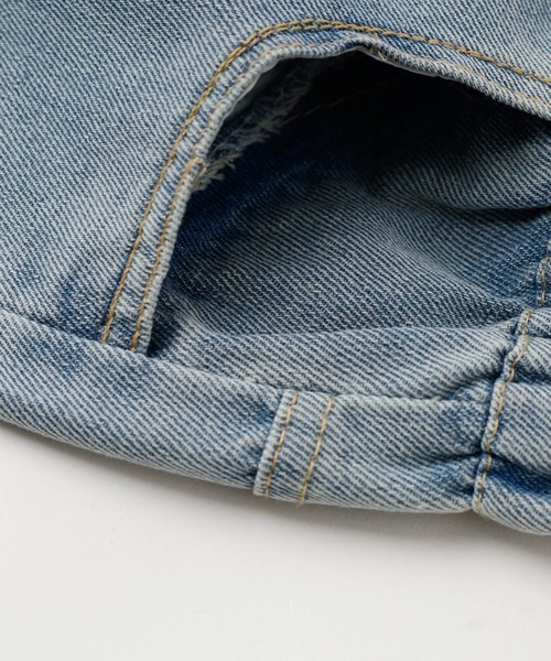 URBAN CHERRY(アーバンチェリー)の「ハートカラーダメージデニムパンツ(デニムパンツ・キッズ・ブルー・150cm/140cm/130cm/120cm/110cm)」の10枚目の写真