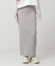 ANAP | ラメニット バックスリット ナロースカート(スカート)
