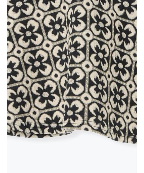 Samansa Mos2 Lagom（サマンサモスモスラーゴム）の「花柄ジャカードスカート(セットアップ可)（スカート・キッズ・カーキ/ブラック・S/M/L/XL）」の8枚目の写真