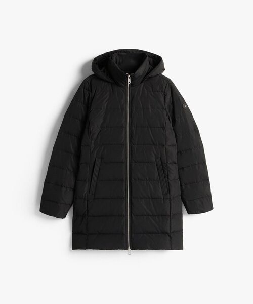 TOMMY HILFIGER（トミーヒルフィガー）の「ダウンスリムコートウィズファー（その他アウター・レディース・ブラック/ネイビー・LARGE/X-SMALL/MEDIUM/SMALL）」の7枚目の写真