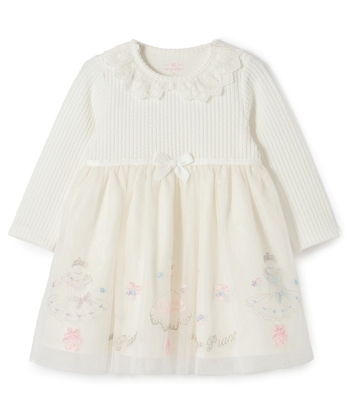 ドレス刺しゅうドッキングワンピース ブルマセット（その他ベビー