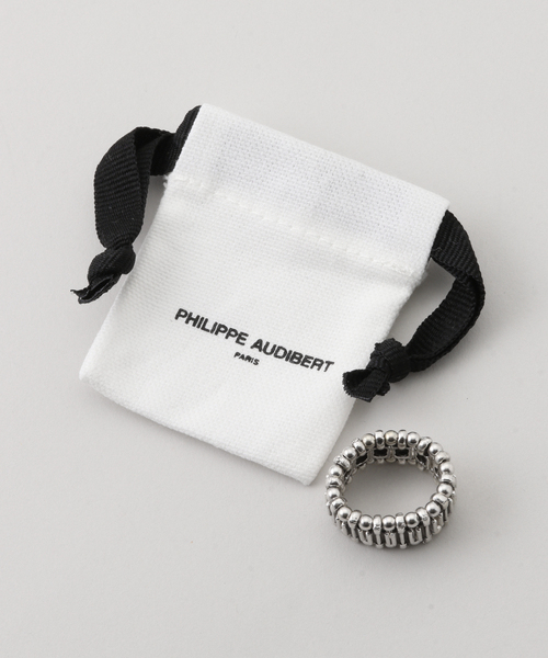 IENA(イエナ)の「PHILIPPE AUDIBERT/フィリップ・オーディベール BG0302 metal ring リング(リング・レディース・シルバー・FREE)」の4枚目の写真