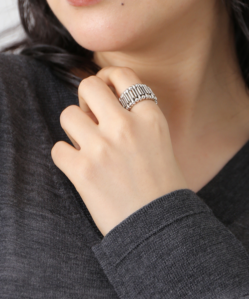 IENA(イエナ)の「PHILIPPE AUDIBERT/フィリップ・オーディベール BG0302 metal ring リング(リング・レディース・シルバー・FREE)」の5枚目の写真