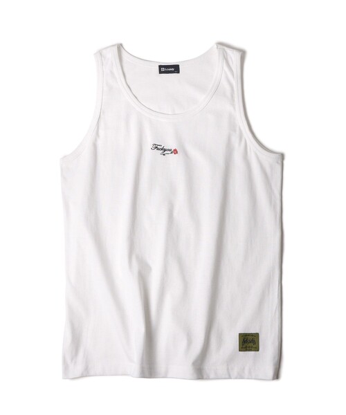 Subciety(サブサエティ)の「Rose tank top(タンクトップ・メンズ・ブラック/ダークグレー/ホワイト・SMALL/MEDIUM/LARGE/X-LARGE/XX-LARGE)」の9枚目の写真