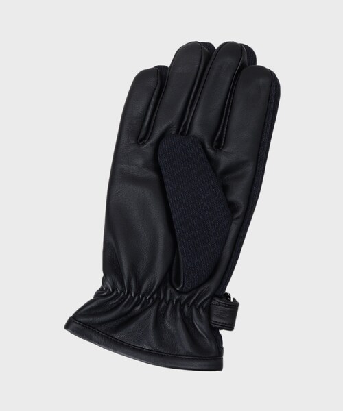 TAKEO KIKUCHI（タケオキクチ）の「【スマホ対応】矢絣レザーコンビグローブ（手袋・メンズ・ネイビー/ブラック・00）」の5枚目の写真