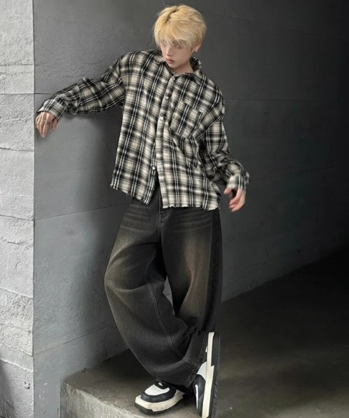 ai様 デニム 34黒 A'GEM/9 × .kom 『A'gem/エージェム』 バルーンデニム A'gem│A'GEM/9