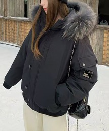 ダウンジャケット/コート（フェイクファー）ファッション通販
