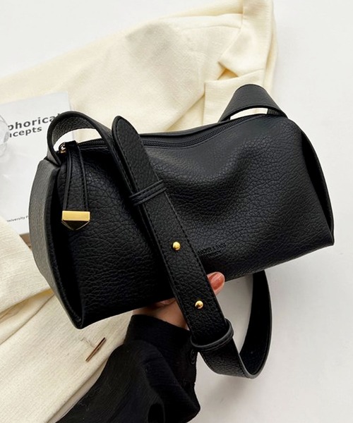 florist（フローリスト）の「2WAY レザーライク横長ショルダーバッグ/ボディバッグ（500mlペットボトル収納可）（ショルダーバッグ・レディース・オフホワイト/ブラウン/ブラック・FREE）」の5枚目の写真