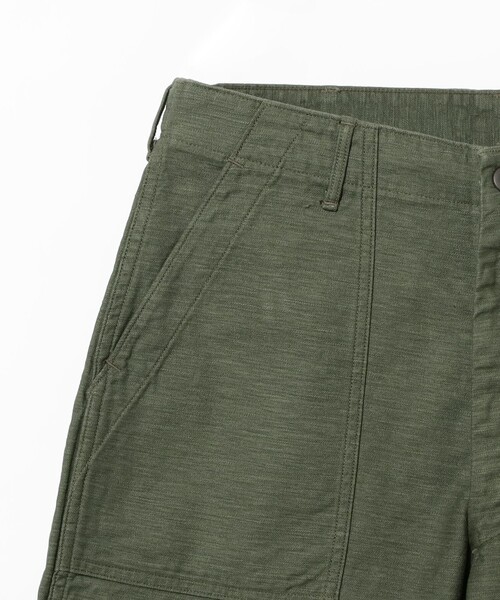 orSlow（オアスロウ）の「【別注】orSlow / U.S. ARMY FATIGUE SHORTS（カーゴパンツ・メンズ・オリーブ・2(M)/3(L)）」の3枚目の写真