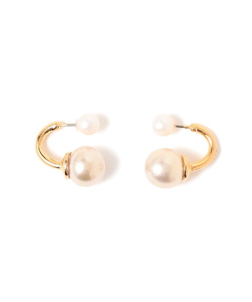 Gren(グリン)の「GREN / 3Way パール ピアス(ピアス(両耳用)・レディース・ホワイト・ONE SIZE)」の3枚目の写真