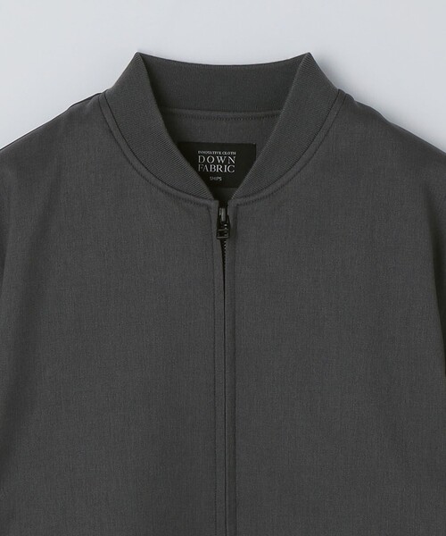 SHIPS（シップス）の「SHIPS: ダウンファブリック ブルゾン（ブルゾン・メンズ・ブラウン/ブラック/グレー・SMALL/MEDIUM/LARGE/X-LARGE）」の6枚目の写真