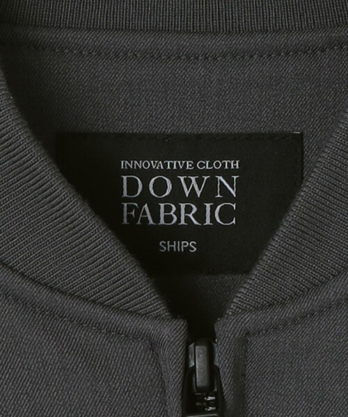 SHIPS（シップス）の「SHIPS: ダウンファブリック ブルゾン（ブルゾン・メンズ・ブラウン/ブラック/グレー・SMALL/MEDIUM/LARGE/X-LARGE）」の9枚目の写真
