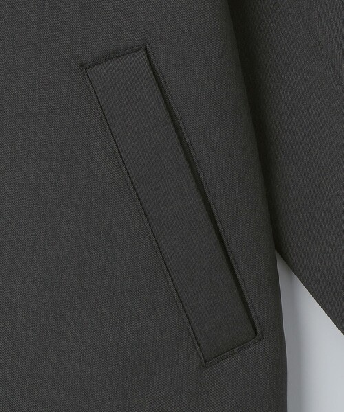 SHIPS（シップス）の「SHIPS: ダウンファブリック ブルゾン（ブルゾン・メンズ・ブラウン/ブラック/グレー・SMALL/MEDIUM/LARGE/X-LARGE）」の12枚目の写真