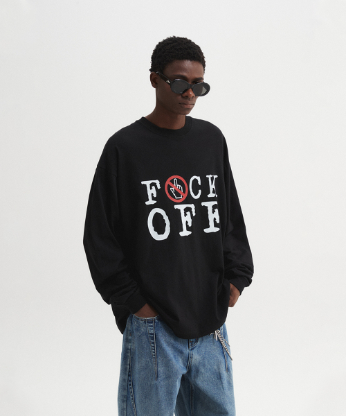 DNSR(ディーエヌエスアール)の「F.O ロングスリーブ ブラック(Tシャツ/カットソー・メンズ・その他・MEDIUM/LARGE/X-LARGE)」の1枚目の写真