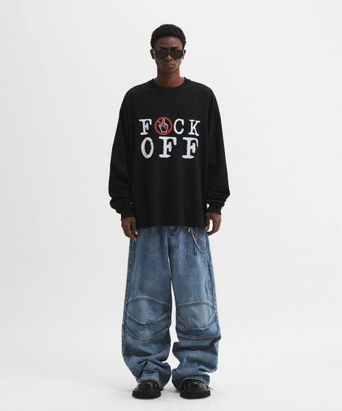 DNSR(ディーエヌエスアール)の「F.O ロングスリーブ ブラック(Tシャツ/カットソー・メンズ・その他・MEDIUM/LARGE/X-LARGE)」の3枚目の写真