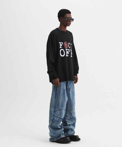 DNSR(ディーエヌエスアール)の「F.O ロングスリーブ ブラック(Tシャツ/カットソー・メンズ・その他・MEDIUM/LARGE/X-LARGE)」の4枚目の写真