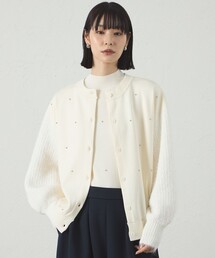 CAST: | 【1枚で着映える】スタッズニットカーディガン(カーディガン/ボレロ)