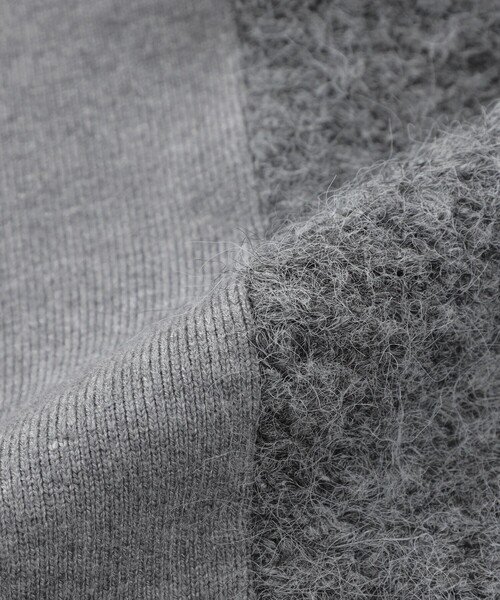 CAST:（キャストコロン）の「【1枚で着映える】スタッズニットカーディガン（カーディガン/ボレロ・レディース・ブラウン系その他5/ブラック/グレー/オフホワイト・M）」の14枚目の写真