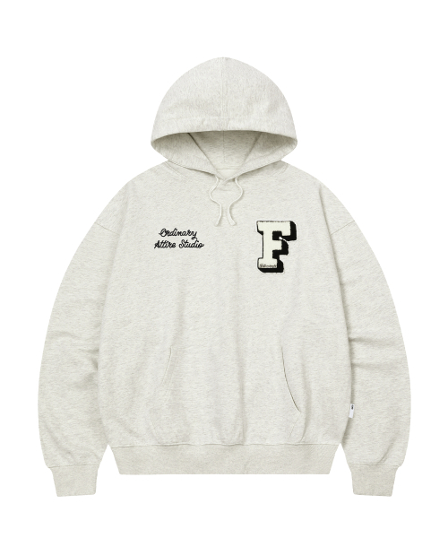 F.ILLUMINATE(フィルミネイト)の「Fブクルロゴフードパーカー-オートミール(パーカー・レディース・その他・SMALL/MEDIUM/LARGE)」の1枚目の写真