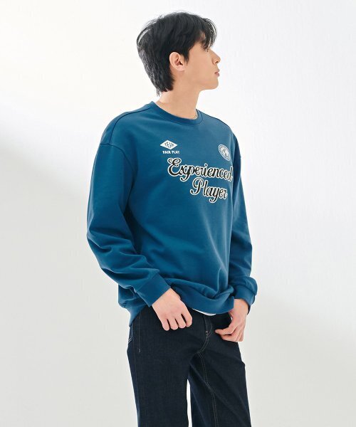 CHASECULT(チェイスカルト)の「男性前面グラフィックスウェットシャツ-DARK5131B0N(スウェット・メンズ・ブルー・105/95/100)」の3枚目の写真