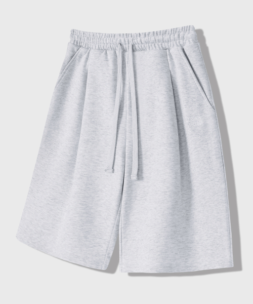 LEMAIN SECOND（リメインセカンド）の「[2PACK] BERMUDA WIDE ONE-TUCK SWEAT SHORTS - GRAY/WHITE MELANGE（その他パンツ・レディース・その他・SMALL/MEDIUM/X-LARGE/LARGE）」の11枚目の写真