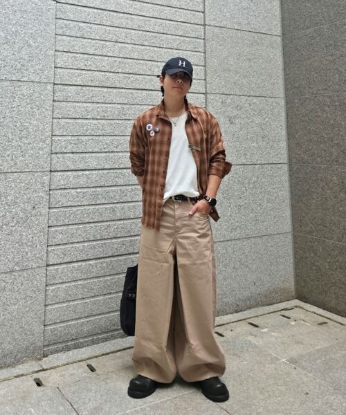 SLOWACID（スローアシッド）の「ラスティックビンテージチェックシャツ[レッドブラウン]（シャツ/ブラウス・レディース・その他・MEDIUM/LARGE/SMALL）」の6枚目の写真