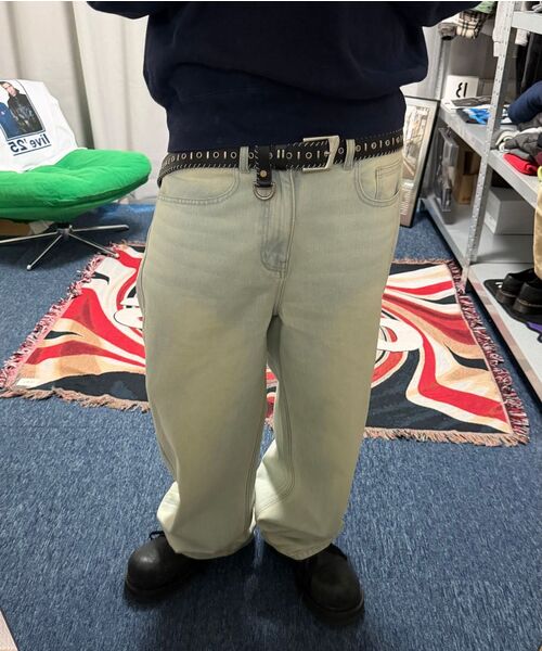 MUSINSA STANDARD（ムシンサスタンダード）の「エクストラワイドデニムパンツ[ブリーチ]（デニムパンツ・メンズ・その他・26/27/28/29/30/31/32/33/34/36/38/40/42）」の5枚目の写真