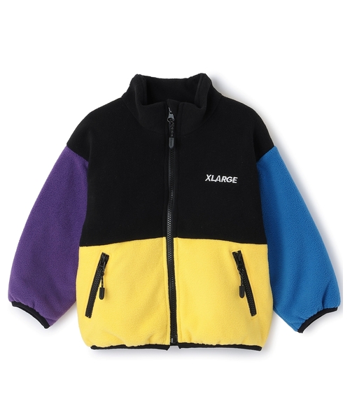 XLARGE KIDS（エクストララージキッズ）の「ファニーゴリラフリース中わたブルゾン（ブルゾン・キッズ・ベージュ/イエロー・120cm/100cm/110cm/140cm/130cm/90cm）」の2枚目の写真