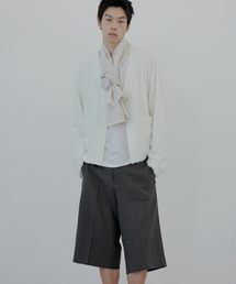 NUAKLE（ヌアクル）の「Linen Bermuda Pants_Khaki Brown（その他パンツ）」
