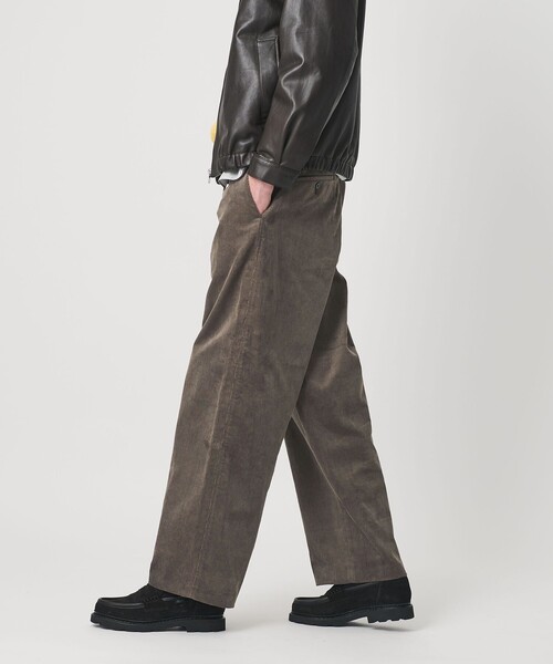 BEAUTY&YOUTH UNITED ARROWS（ビューティーアンドユースユナイテッドアローズ）の「ファイン コーデュロイ ノープリーツ ワイド スラックス NO.10（その他パンツ・メンズ・ロイヤルブルー/ダークグレー・XL/L/M/S）」の4枚目の写真