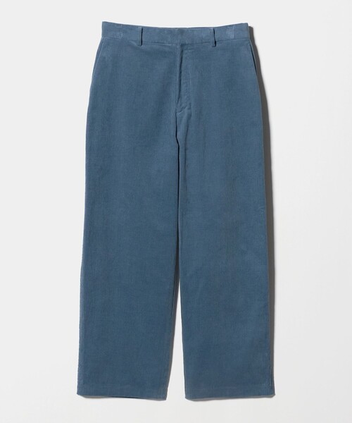 セール】ファイン コーデュロイ ノープリーツ ワイド スラックス NO.10