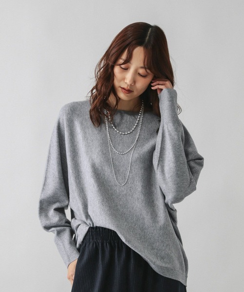 セール】ふわふわHugmeボートネックプルオーバー/599622（ニット