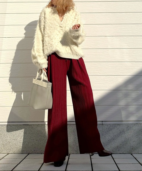 Q(キュー)の「シュリンク2wayトート(トートバッグ・レディース・ライトグレー/ブラック・ONE SIZE)」の19枚目の写真