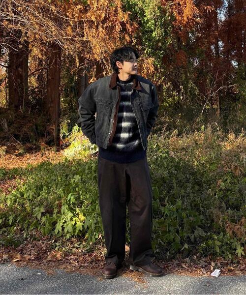 GLW(ジーエルダブリュ)の「ストライプブラシドニットネイビー(ニット/セーター・レディース・その他・SMALL/MEDIUM/LARGE)」の8枚目の写真