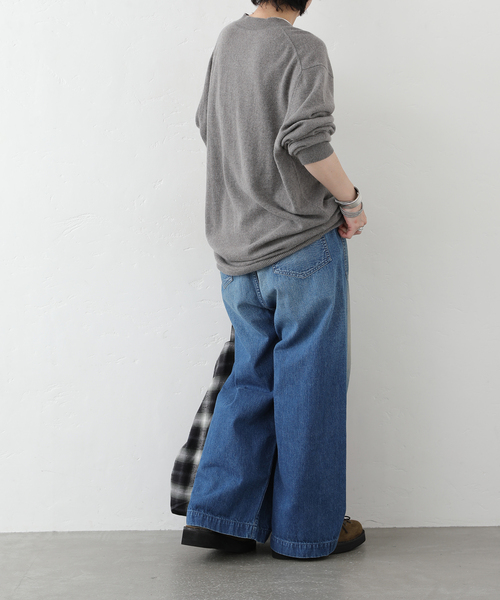 JOURNAL STANDARD LUXE（ジャーナルスタンダード　ラックス）の「カシミヤ Vネックプルオーバー（ニット/セーター・レディース・チャコールグレー/ブラウン・FREE）」の13枚目の写真