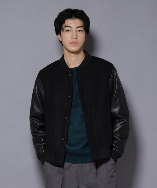 フェイクレザースタジャン（スタジャン）｜NANO universe（ナノ