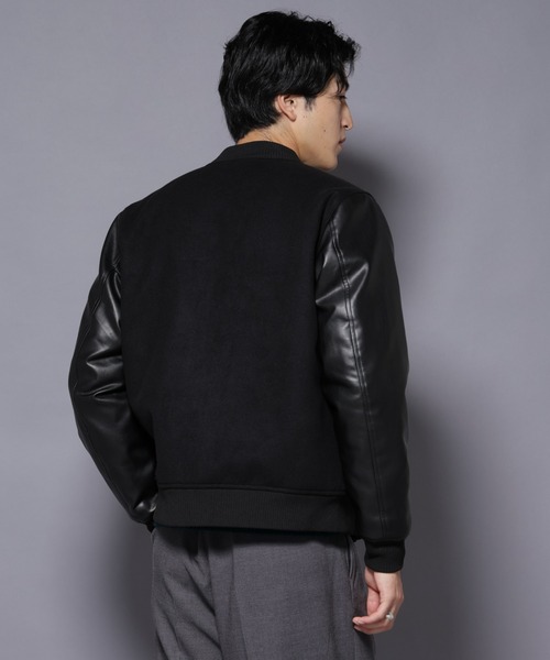 フェイクレザースタジャン（スタジャン）｜NANO universe（ナノ