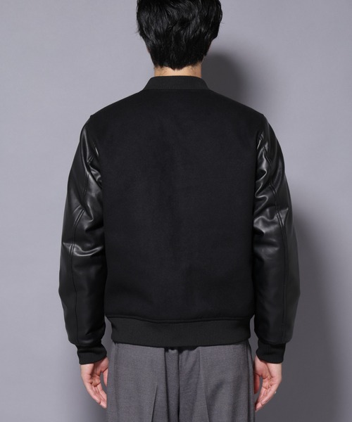 NANO universe（ナノユニバース）の「フェイクレザースタジャン（スタジャン・メンズ・ブラック/ネイビー・L/M/S）」の18枚目の写真