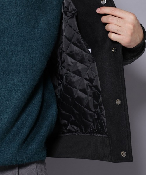 NANO universe（ナノユニバース）の「フェイクレザースタジャン（スタジャン・メンズ・ブラック/ネイビー・L/M/S）」の22枚目の写真