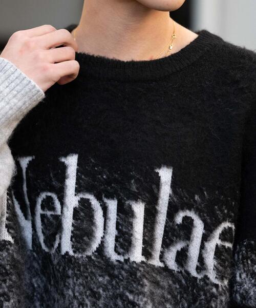 WEGO(ウィゴー)の「WEGO/【25年秋冬新作】ファジーグラデーションプルオーバー(ニット/セーター・メンズ・ブラック/ワイン/グレー・LARGE/MEDIUM)」の9枚目の写真