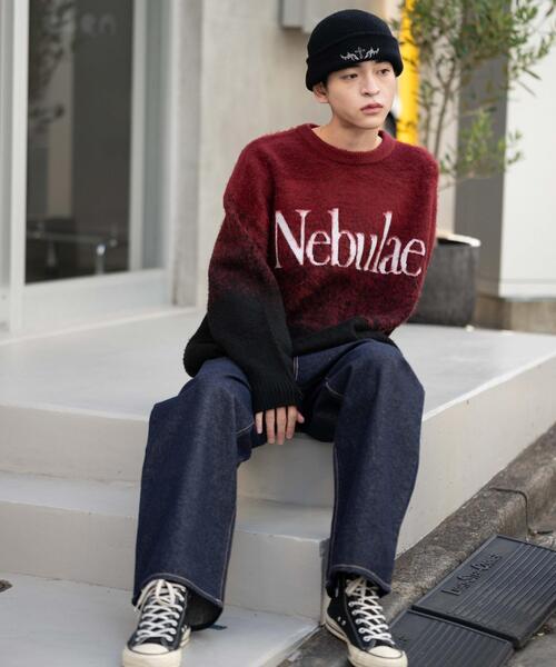 WEGO(ウィゴー)の「WEGO/【25年秋冬新作】ファジーグラデーションプルオーバー(ニット/セーター・メンズ・ブラック/ワイン/グレー・LARGE/MEDIUM)」の15枚目の写真