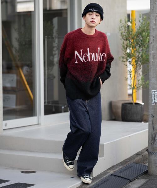 WEGO(ウィゴー)の「WEGO/【25年秋冬新作】ファジーグラデーションプルオーバー(ニット/セーター・メンズ・ブラック/ワイン/グレー・LARGE/MEDIUM)」の18枚目の写真